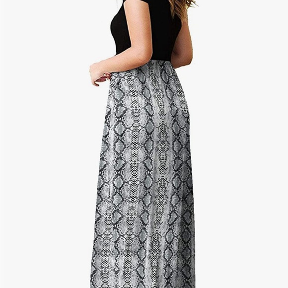 Haomeili Maxi Dress Snake Print Amazon Maxi Dress - Picture 3 of 4